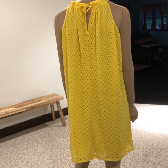 Tacera Bright Yellow Dress size Small - Picture 3 of 7